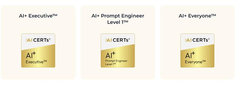 AI Certification Training - AI+ Everyone, Executive | ESW